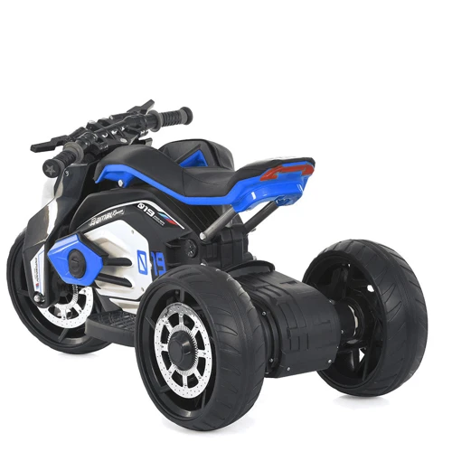 Дитячий електромотоцикл 3 колісний Bambi Racer синій (M 4827EL-4): Максимальна швидкість, км/год 6