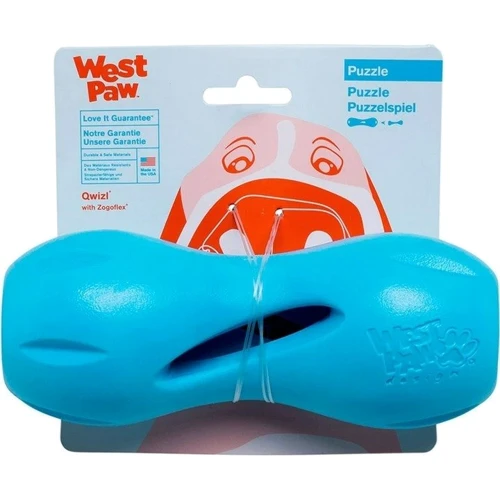 Іграшка для собак West Paw Qwizl Large Aqua 17 см блакитна (ZG091AQA): Виробник West Paw