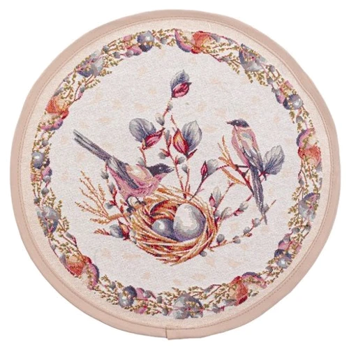 Салфетка гобелен Lefard Easter time 35 см (711-153)