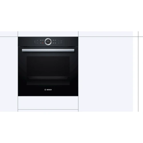 Духовой шкаф электрический Bosch HBG635BB1: Размеры 59.5 х 59.5 х 54.8 см