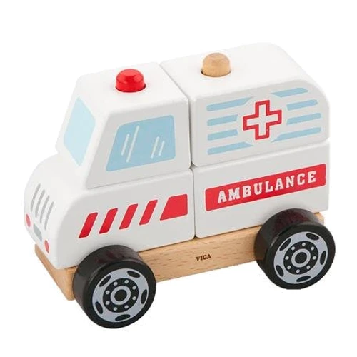 

Деревянная пирамидка Viga Toys Viga Toys Машина скорой помощи (50204)