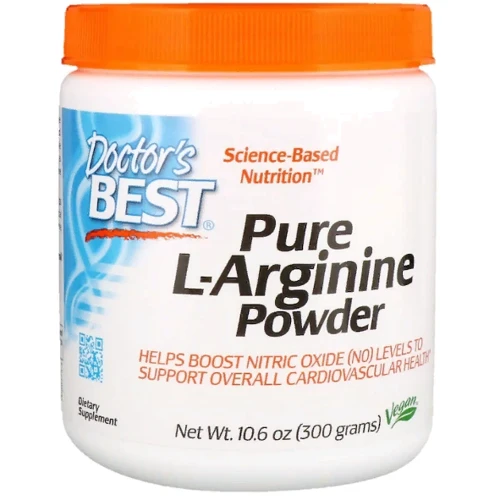 Doctor's Best, Pure L-Arginine Powder, 10.6 oz (300 g) (DRB-00374)