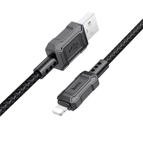 Кабель Hoco USB Cable to Lightning X94 Leader 2.4A 20W 1m Black: Тип USB Cable - Lightning