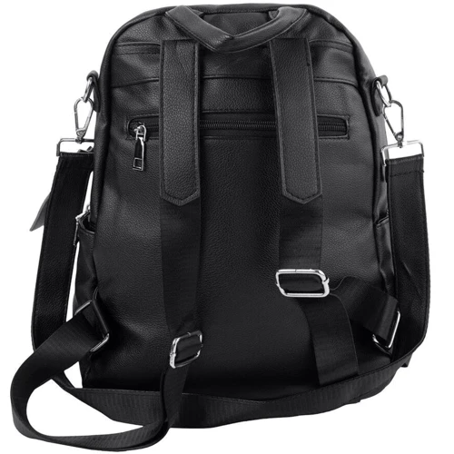 Жіночий рюкзак Valiria Fashion чорний (ODA365110-black): Тип ручки Короткая ручка, Плечевой ремень