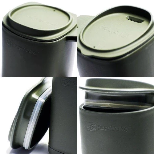 Термокухоль RidgeMonkey Thermo Mug сіра (9168.00.80): Тип Термокружка