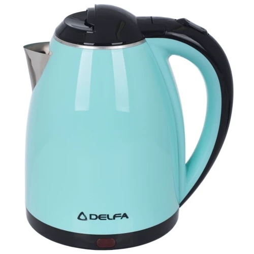 Электрочайник Delfa DK 3530 X бирюзовый: Цвет бирюзовый