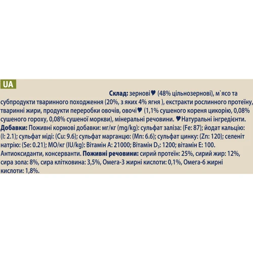Сухой корм Dog Chow Adult 1+ для взрослых собак с ягненком 2.5кг (12493231): Класс Премиум