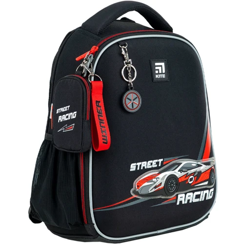 Рюкзак каркасный Kite K24-555S-5 Education 555 Racing (K24-555S-5): Пол ребенка Для мальчиков