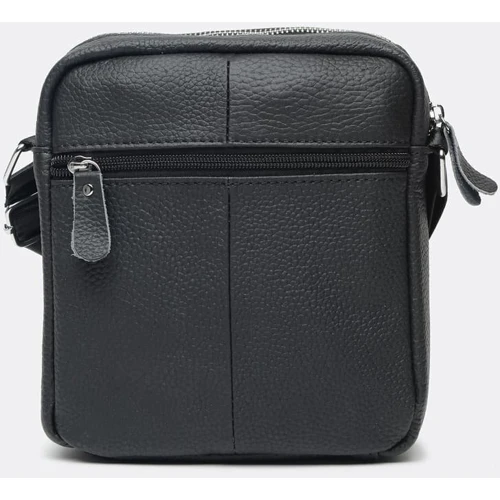Чоловіча сумка через плече Borsa Leather чорна (K18016a-black): Країна виробник Тайвань