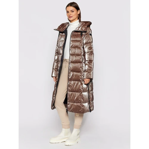 Куртка CMP Woman Coat Fix Hood 31K2866-P865 50 (42) коричневая зимняя с капюшоном: Тип застежки На молнии