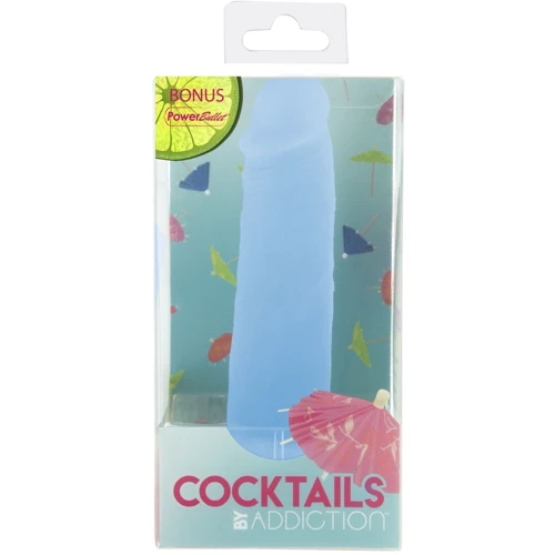 Фаллоимитатор на присоске ADDICTION Cocktails Blue Lagoon