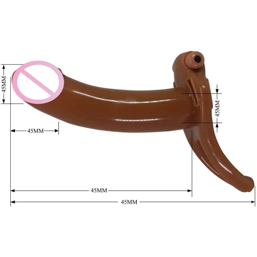 Страпон чоловічий з вібрацією LYBAILE Harness Briefs BRADDEN 6.7" (BW-022105Z)