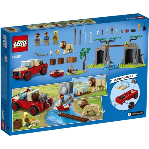 Конструктор LEGO City Рятувальний позашляховик для звірів (60301): Серія City