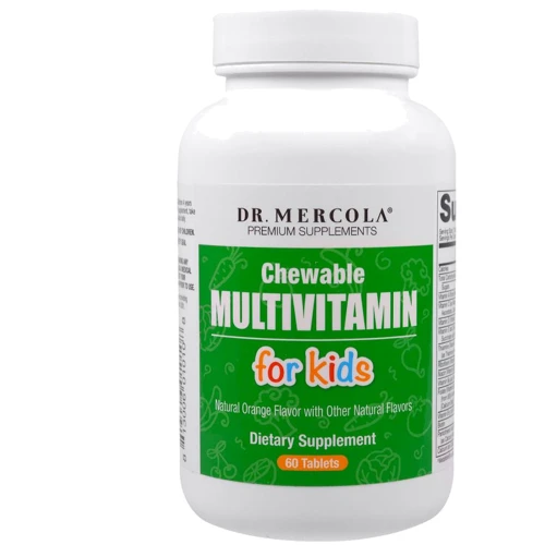 Dr. Mercola Chewable Multivitamin for Kids 60 Tabs Мультівітаміни для дітей