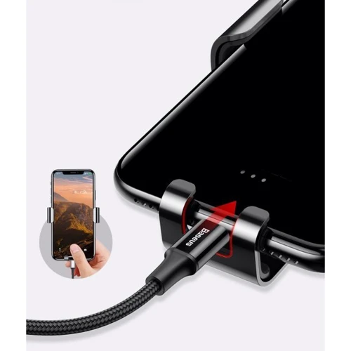 Держатель Baseus Car Holder Metal Age Gravity Black (SUYL-F01) фото 8