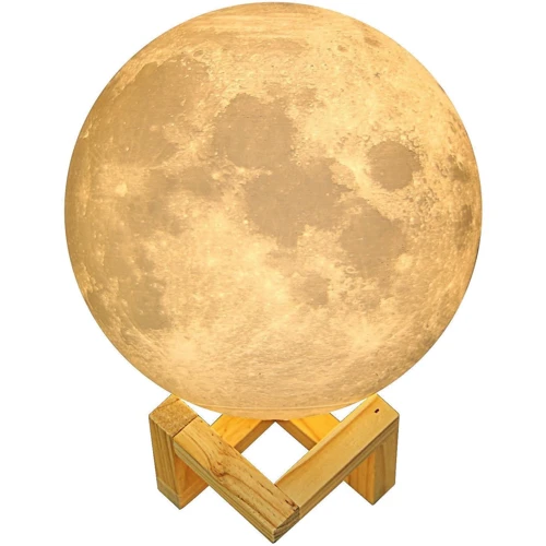 Настольный светильник Magic 3D Moon Light Touch Control 15 см UFT Moonlamp: Особенности Регулируемая яркость подсветки, Индикатор низкого заряда батареи