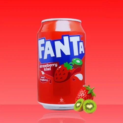 Напиток газированный Fanta Strawberry & Kiwi 330 ml