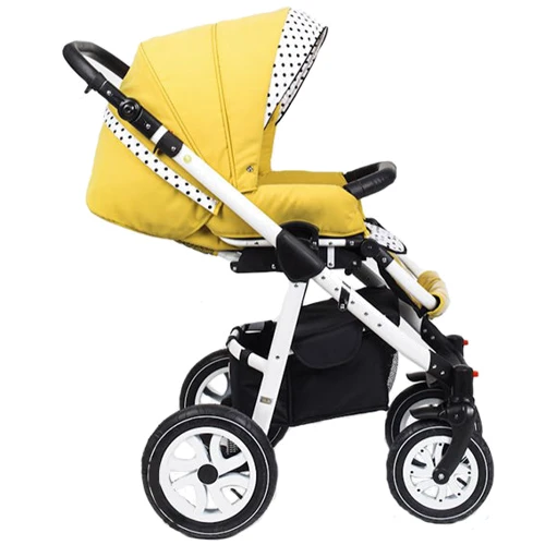 Універсальна коляска 2в1 DPG Glamour Yellow: Кількість блоків один