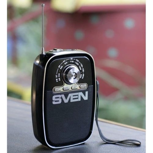 Акустика SVEN SRP-445 Black: AM / FM радио есть