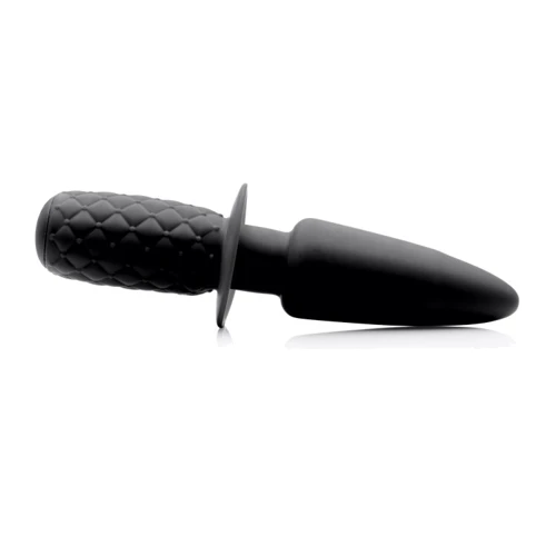 Анальный вибратор с рукояткой The Plug 10x Silicone Vibrating Thruster