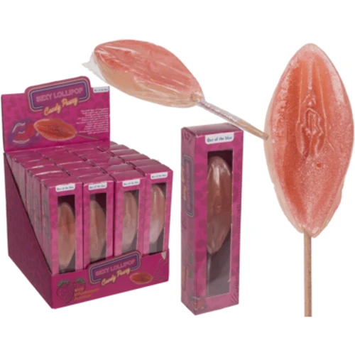 Леденец OOTB Sexy Lollipop Candy Pussy Strawberry, 45 г