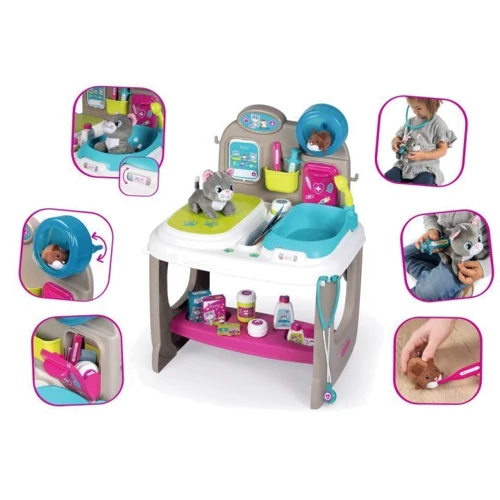 Игровой набор Smoby Toys Ветеринарный центр с котиком и хомяком (340404) фото 4