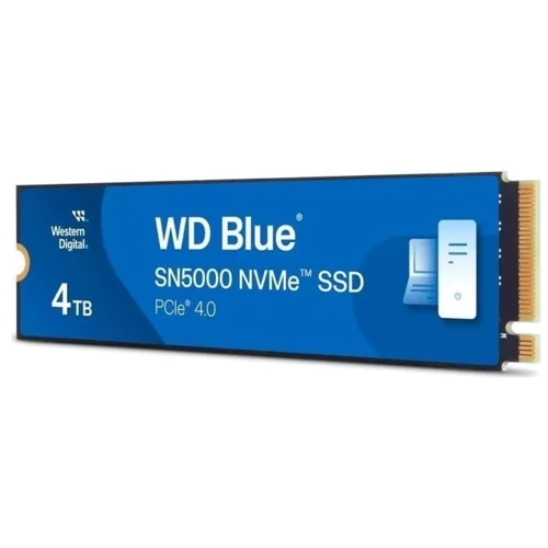 Внутренний накопитель SSD WD Blue SN5000 NVMe 4TB (WDS400T4B0E)