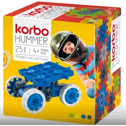 Набор для творческого конструирования KORBO Hummer, 25 деталей, синий