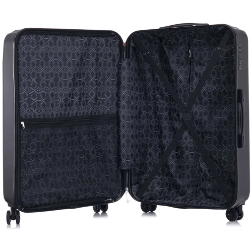 Чемодан Semi Line 24" (M) Black (T5854-2) (DAS303039): Тип ручки Телескопическая ручка, Короткая ручка