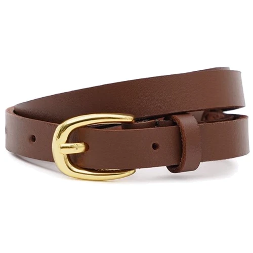 Женский ремень Borsa Leather коричневый (100v1genw47light-brown)