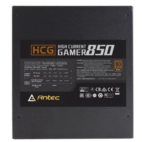 Блок питания Antec HCG850 Gold (0-761345-11644-2): КПД, % 92