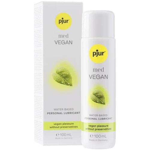 Лубрикант на водной основе pjur MED Vegan glide 100 мл — только веганские ингредиенты