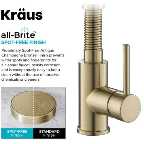 Змішувач для кухонного миття Kraus KFF-1610SFACB