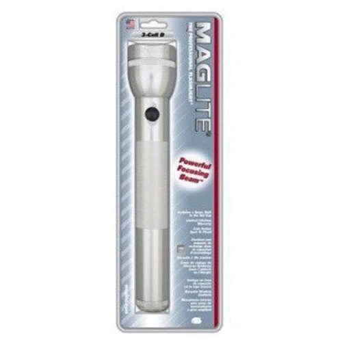 Ліхтар туристичний MAGLITE 3D (сріблястий) (S3D106R): Тип ручний