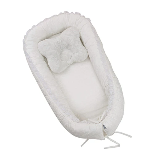 Кокон-позиционер Twins Ажур (без кружева) 9020-001-01, white