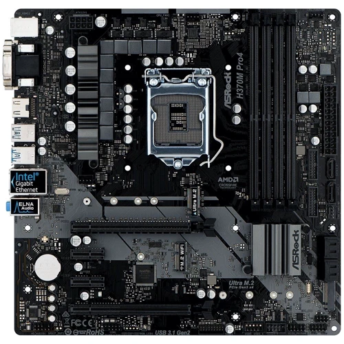 ASRock H370M Pro4: Оперативна пам'ять 4xDDR4 2666, до 64 ГБ