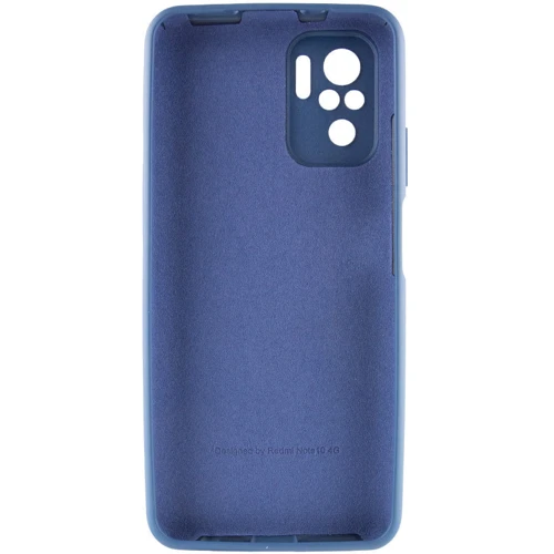 Чехол для телефонов Mobile Case Silicone Cover Shield Camera Navy Blue for Xiaomi Redmi Note 10 / Note 10s: Совместимость Xiaomi Redmi Note 10 / Note 10s