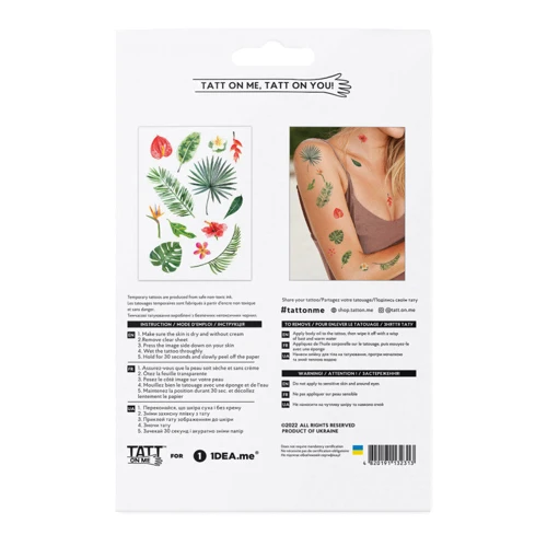 Временные татуировки TATTon.me Tropic Mix (TMTropic)