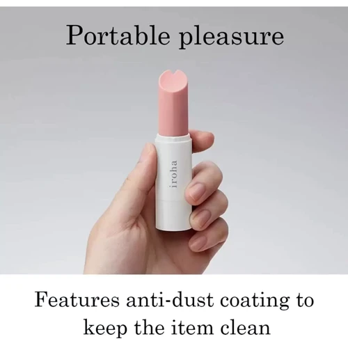Вибратор-помада IROHA STICK White