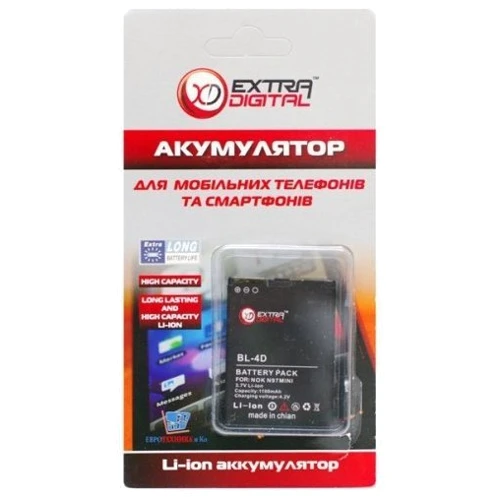 Аккумулятор ExtraDigital 1150mAh Nokia BL-4D: Совместимость с брендом Nokia