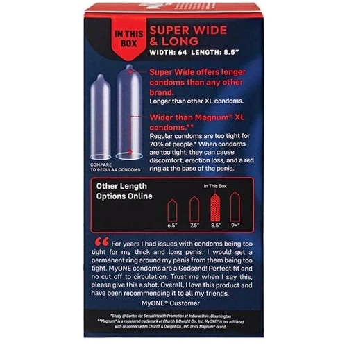 Презервативы MyONE Super Wide & Long 10 шт