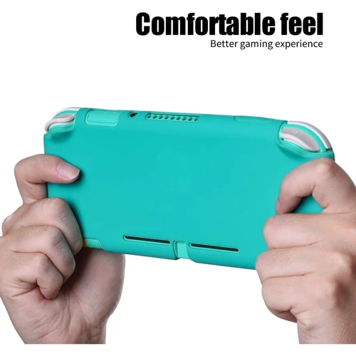 Аксесуар для приставки Dobe Silicon Case Turquoise (Switch Lite): Тип аксесуара Чехлы