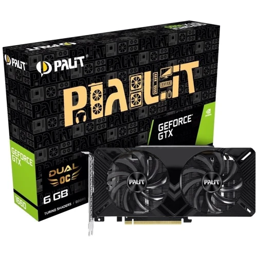 Видеокарта Palit GeForce GTX 1660 Dual OC 6GB (NE51660S18J9-1161A)