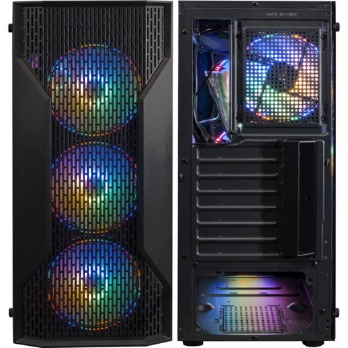 Корпус Frime Legion Black USB 3.0 (Legion-U3-GLS-4DTRMLT16.6WP): Форм-фактор материнской платы ATX/MicroATX/Mini-ITX