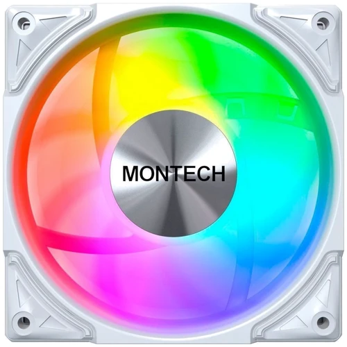 Кулер Montech METAL PRO 12 ARGB PWM WHT: Тип вентилятор
