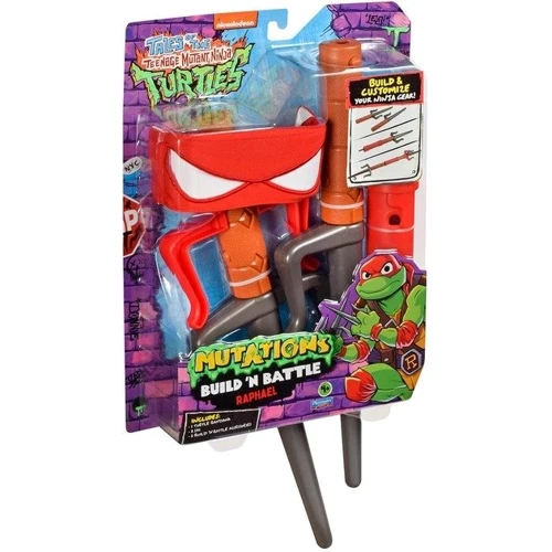 Набор игрушечного оружия TMNT Черепашки-Ниндзя MOVIE III W2 Кинжалы-сай Рафа двойной удар (84254): Материал пластик