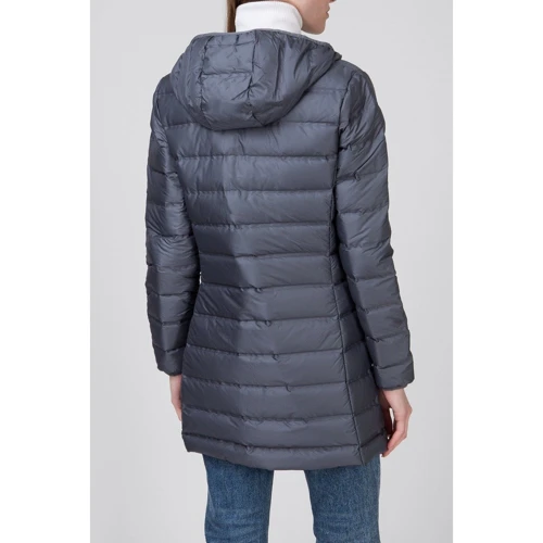 Пуховик CMP Woman Parka Fix Hood 3Z23076-U887 42 (34) серый зимний с капюшоном: Длина рукава Длинный