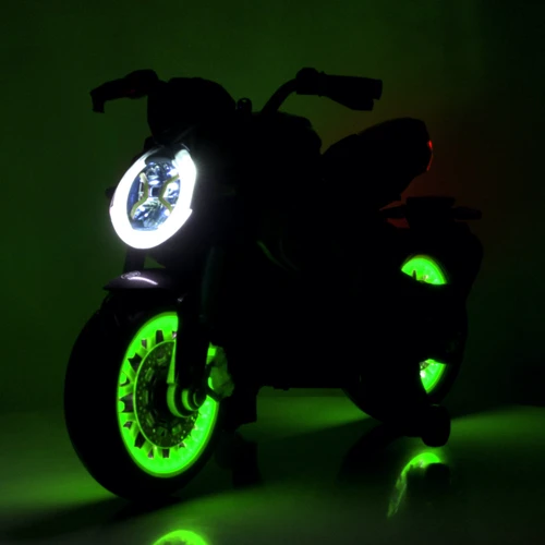 Детский двухколесный электромотоцикл Bambi зеленый (M 5827EL-5)