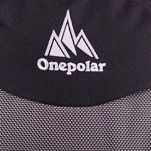 Чоловік рюкзак Onepolar сірий (W1307-grey): Фактура Ткана, матова