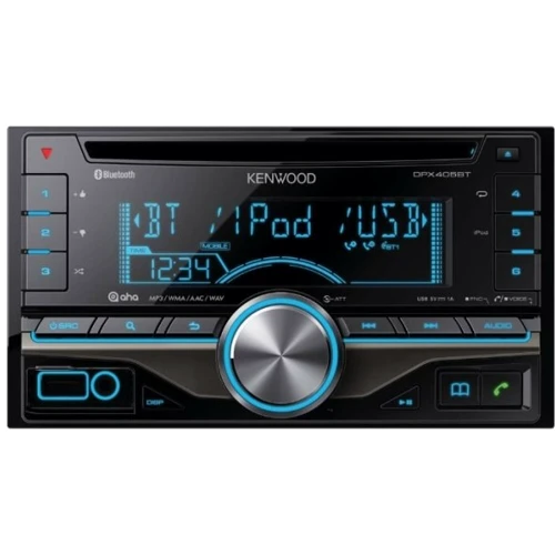 Kenwood DPX-405BT: Формфактор 2 DIN (універсальна)